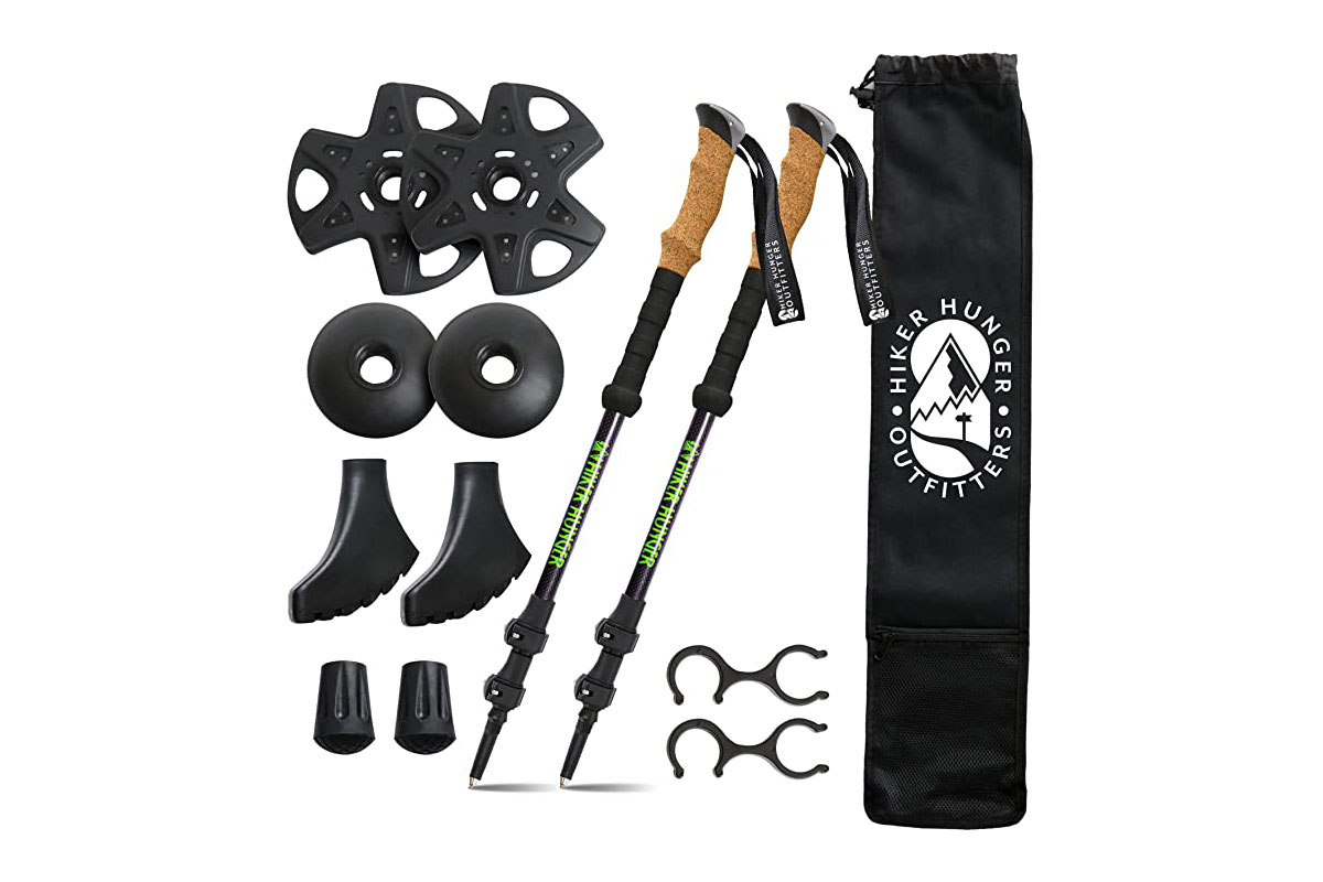 Hiker Hunger Carbon Fiber Trekking Poles