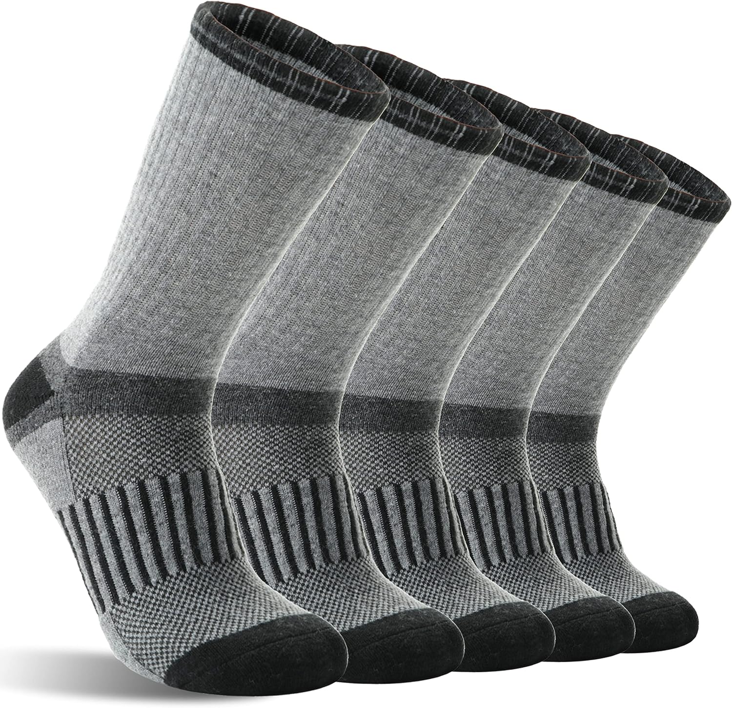People Socks Merino Wool Hiking Socks, 5-Pack