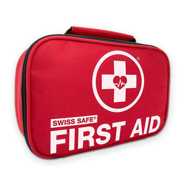 Swiss Safe 2-in-1 First Aid Kit, 120-Piece