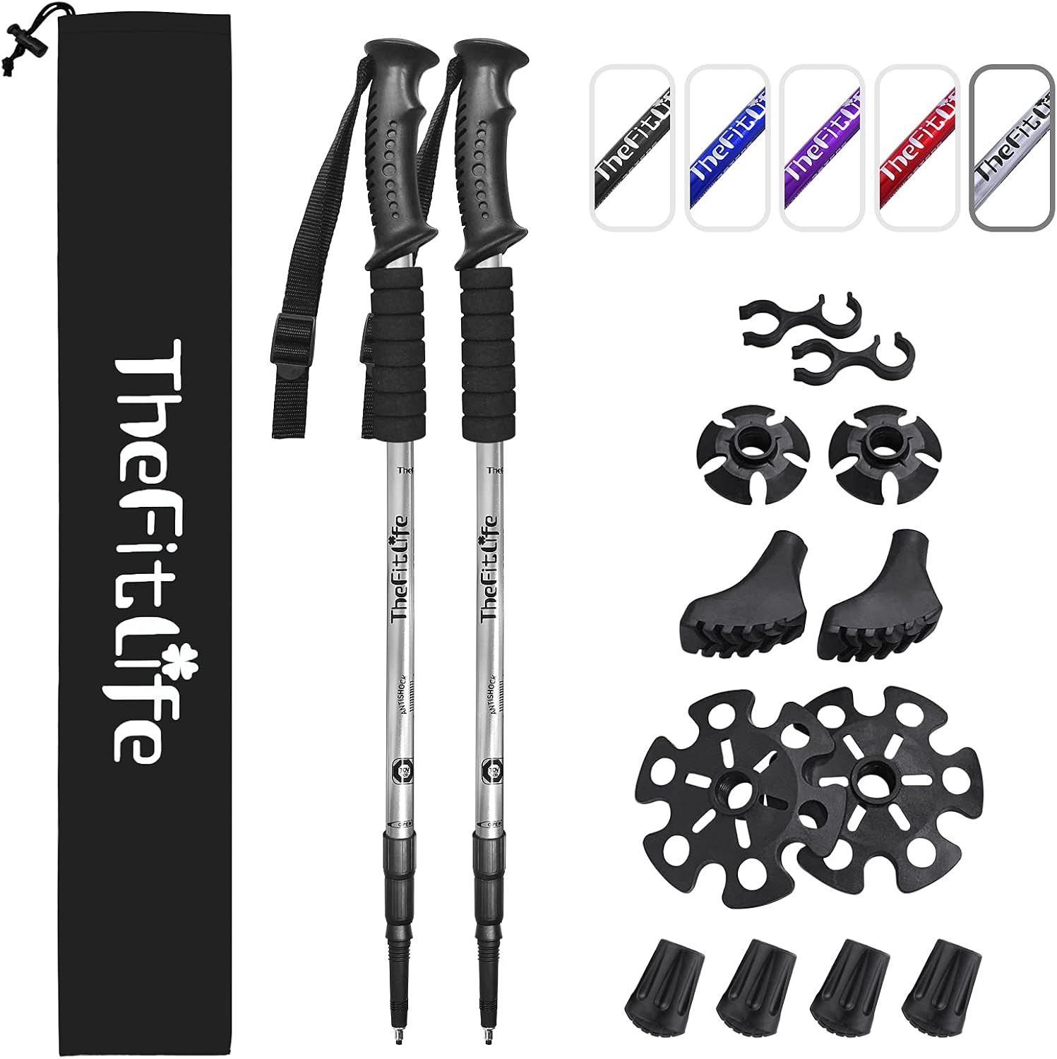 TheFitLife Nordic Walking Trekking Poles