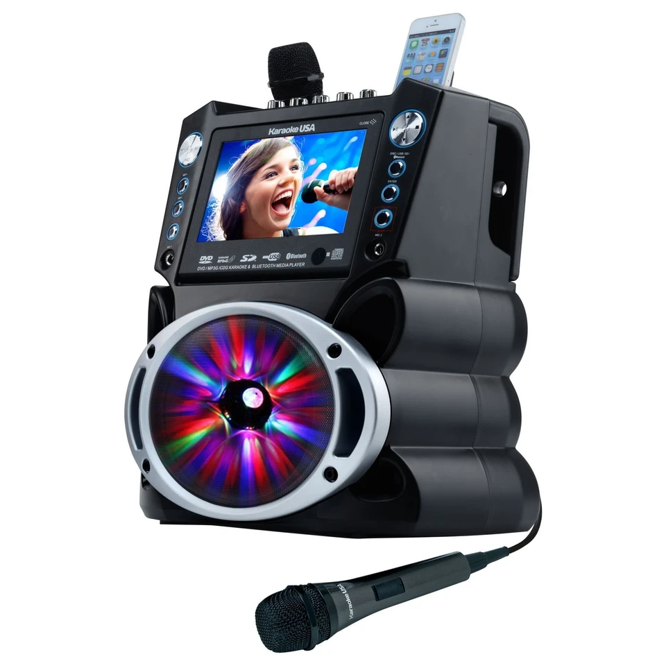 Karaoke USA GF840 Portable Karaoke Machine