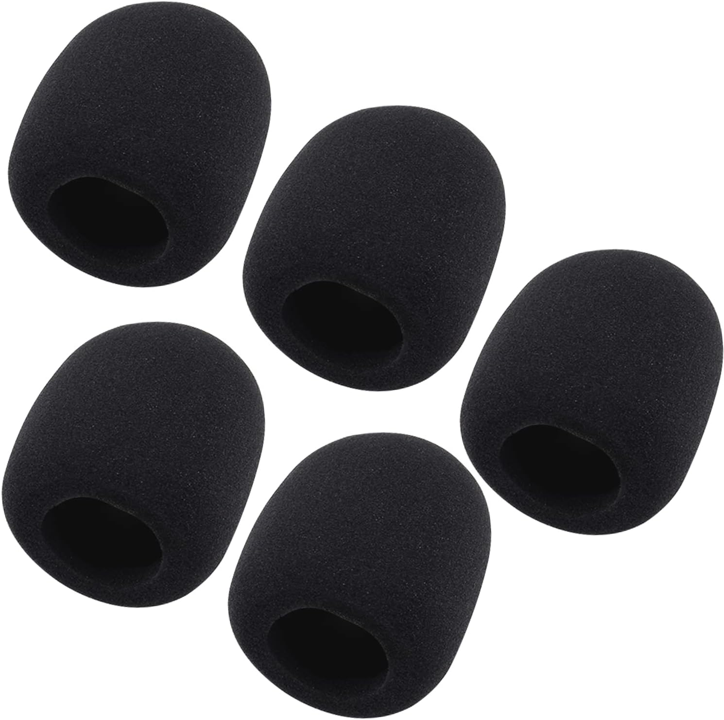 Moukey Microphone Windscreen Foam Covers (5 Pack)