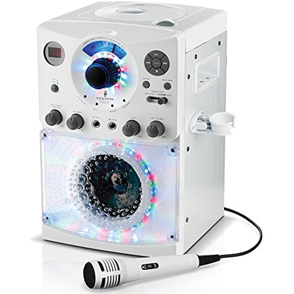 Singing Machine SML385BTW Bluetooth Karaoke System