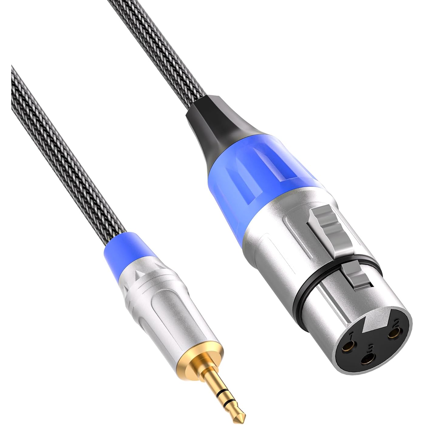 Tisino XLR Microphone Cable 25FT (2 Pack)