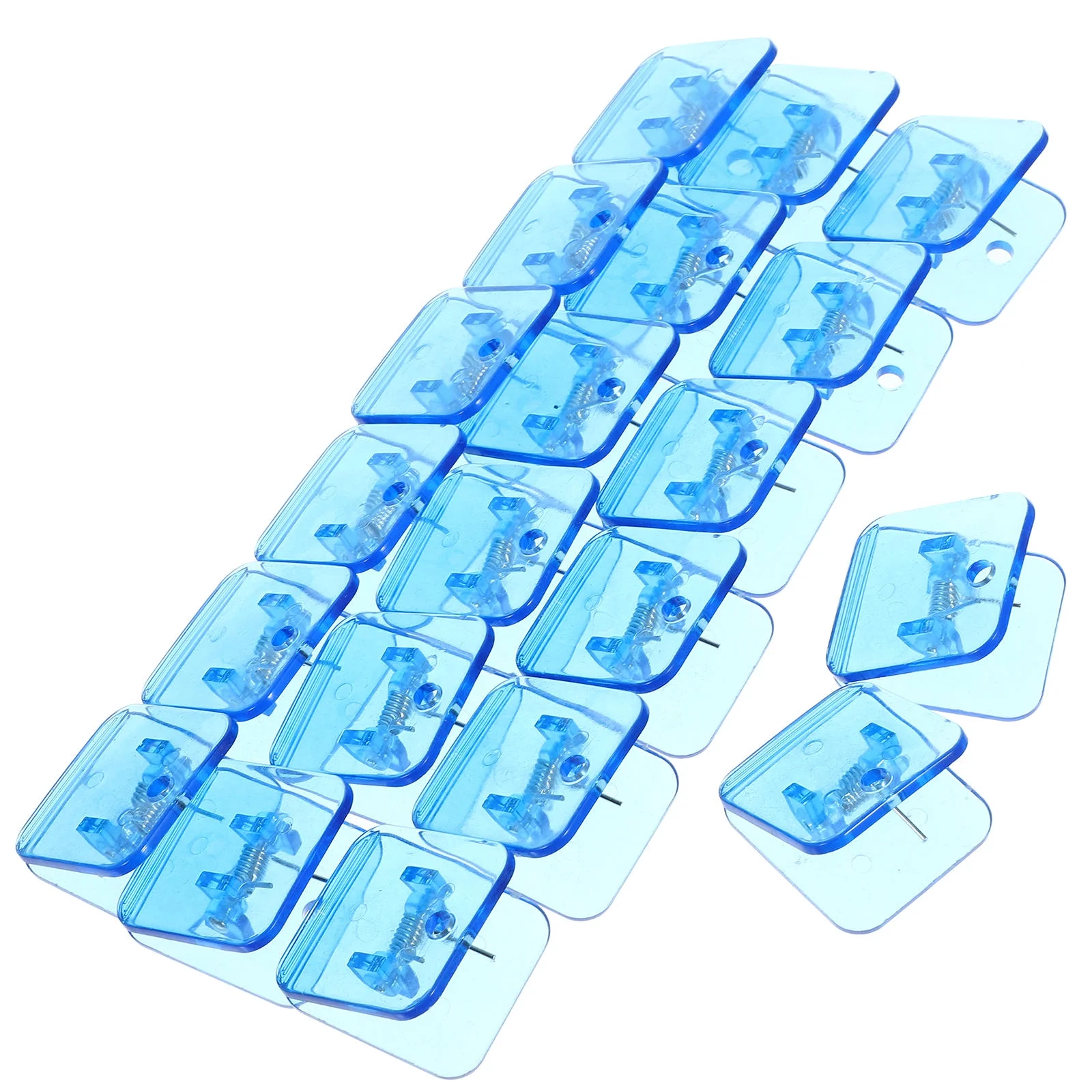 Blue Key World Adhesive Cable Clips, 16-Pack