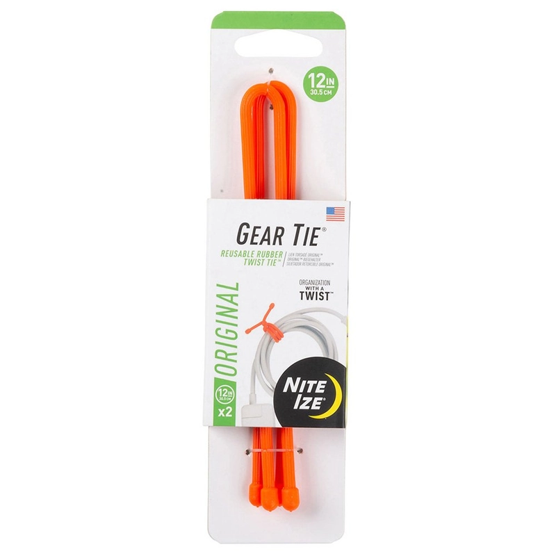 Nite Ize Original Gear Tie, 12-Pack
