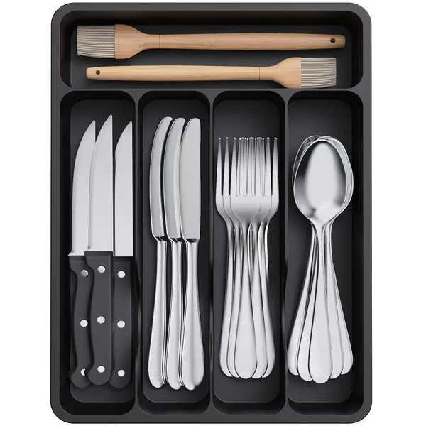 SimpleHouseware Cutlery Tray Organizer