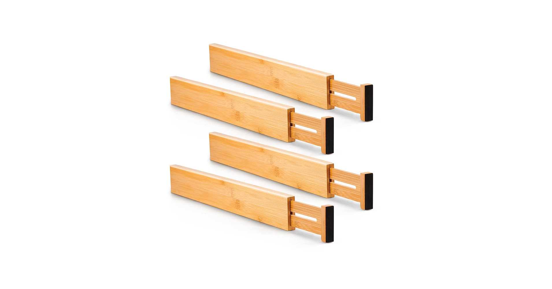 Utopia Home Bamboo Drawer Divider Set