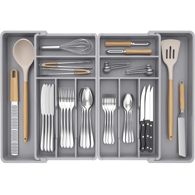 Utopia Home Silverware Tray Drawer Organizer