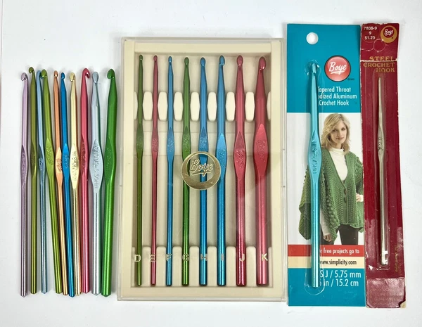 Boye Aluminum Crochet Hook Set