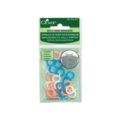 Clover Split Ring Stitch Markers