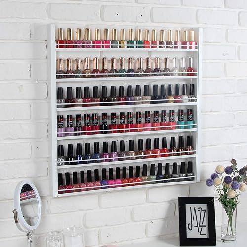 J JACKCUBE DESIGN Wall-Mounted Nail Polish Rack