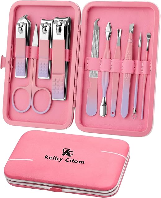 Keiby Citom Professional Manicure Set, 10-Piece