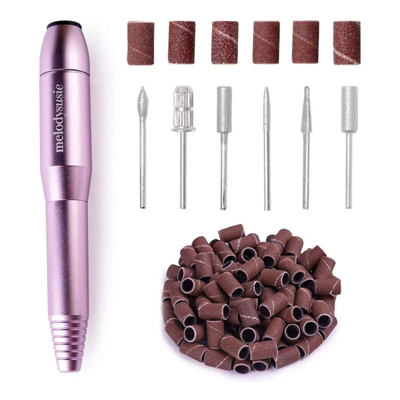 MelodySusie 6-in-1 Nail Drill Bits Set