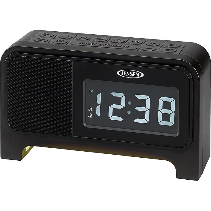 Jensen JTA-475 Talking Alarm Clock Radio