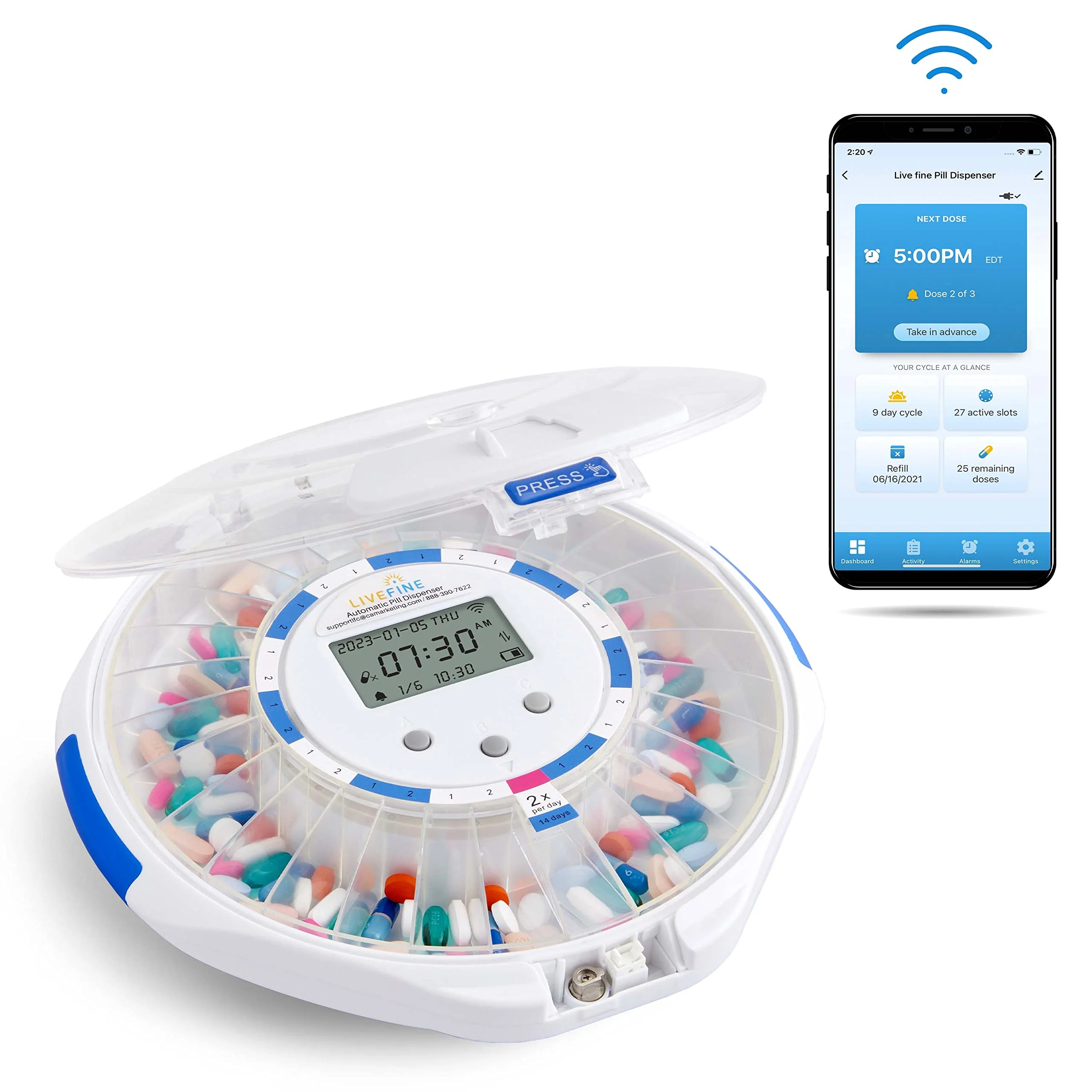 LiveFine Automatic Pill Dispenser