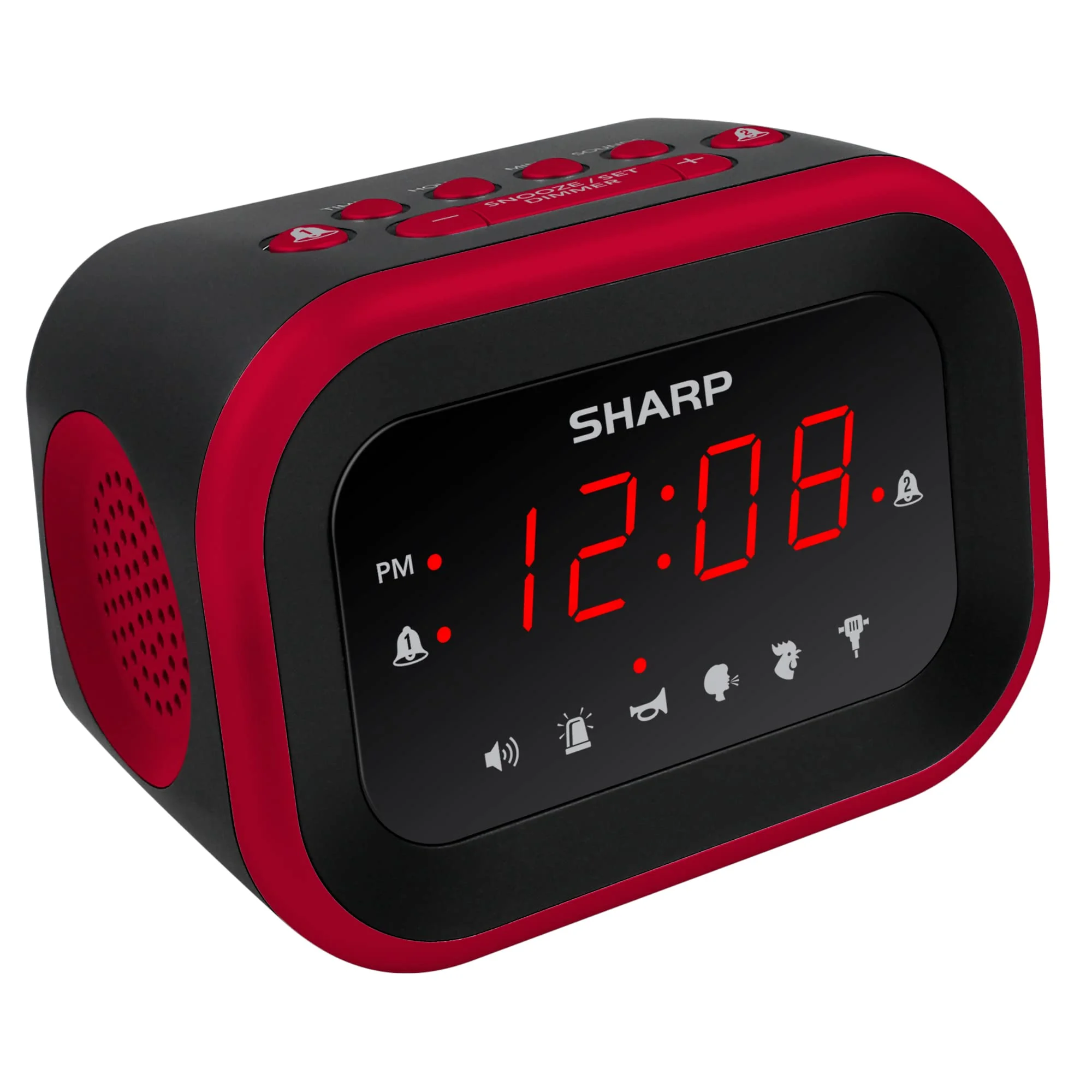 Sharp SPC472 Large Display Talking Alarm Clock