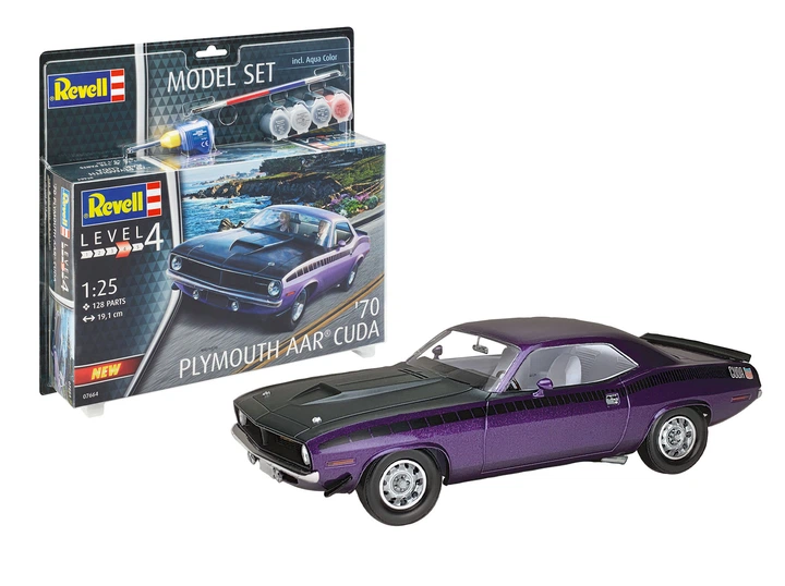 Revell 1970 Plymouth AAR Cuda Model Kit