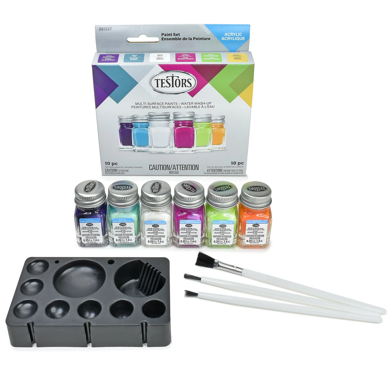 Testors Acrylic Value Paint Set
