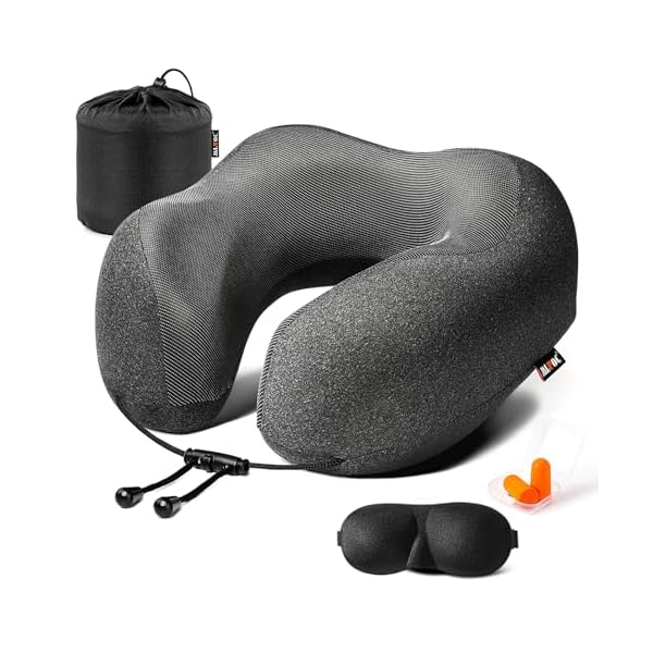 MLVOC Travel Pillow 100% Memory Foam