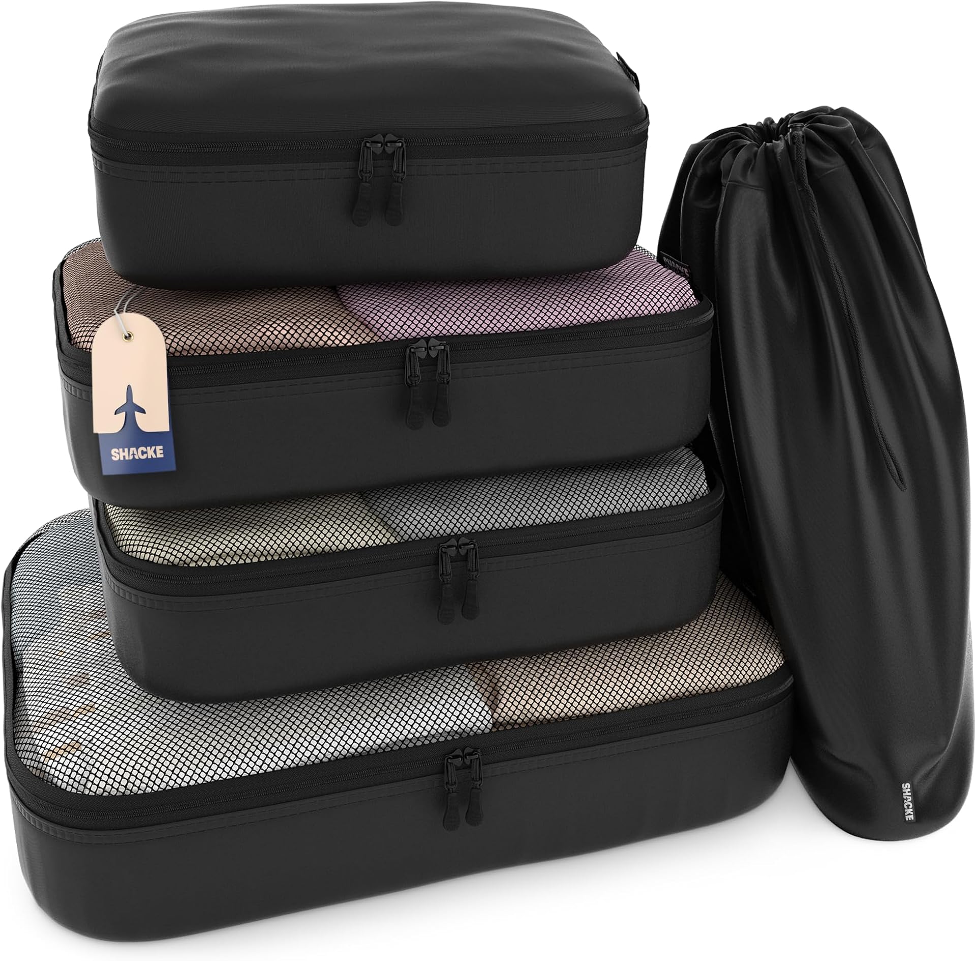 Shacke Pak 5-Piece Packing Cubes