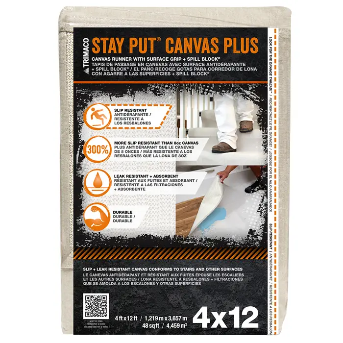 Trimaco Stay Put Canvas Drop Cloth