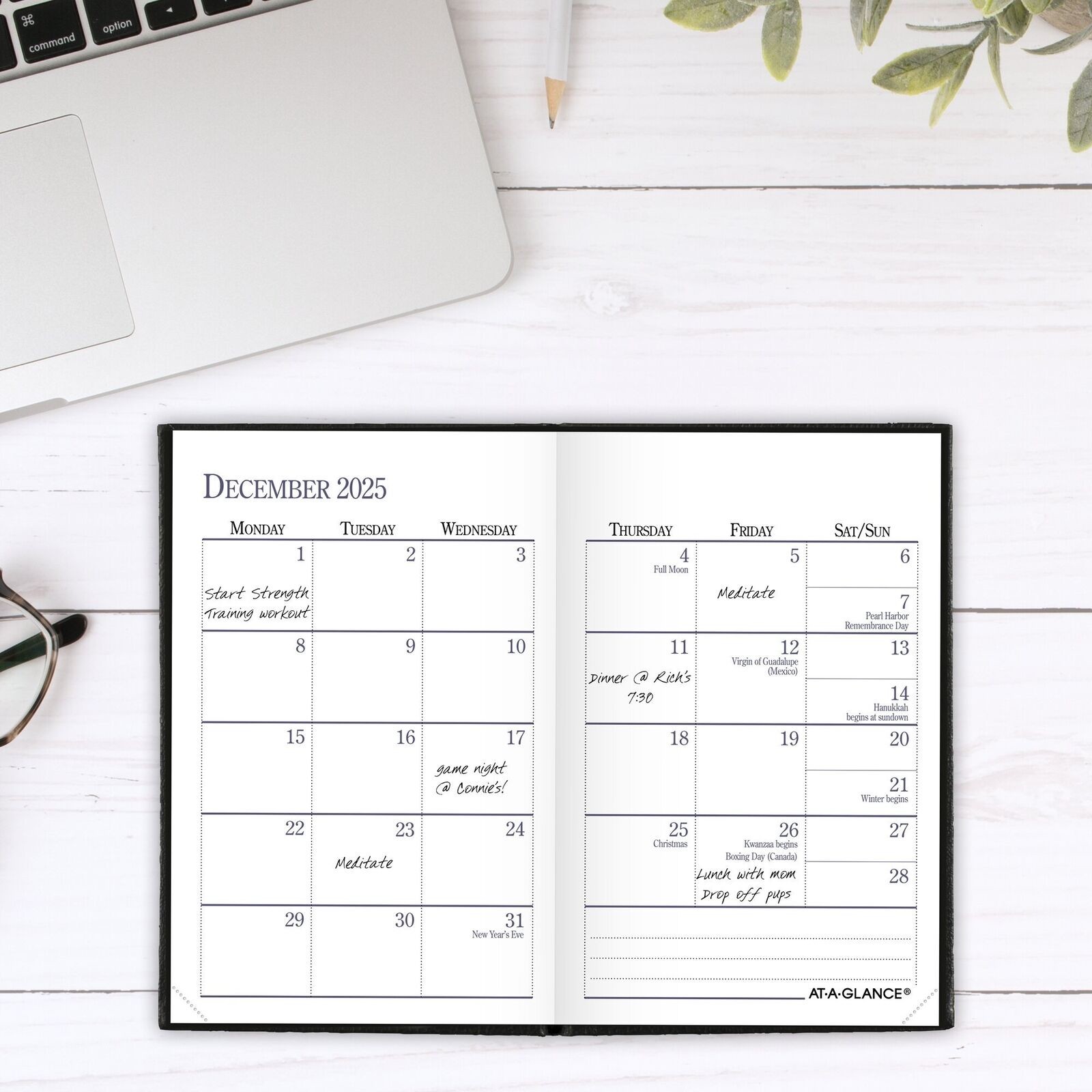 AT-A-GLANCE Monthly Planner