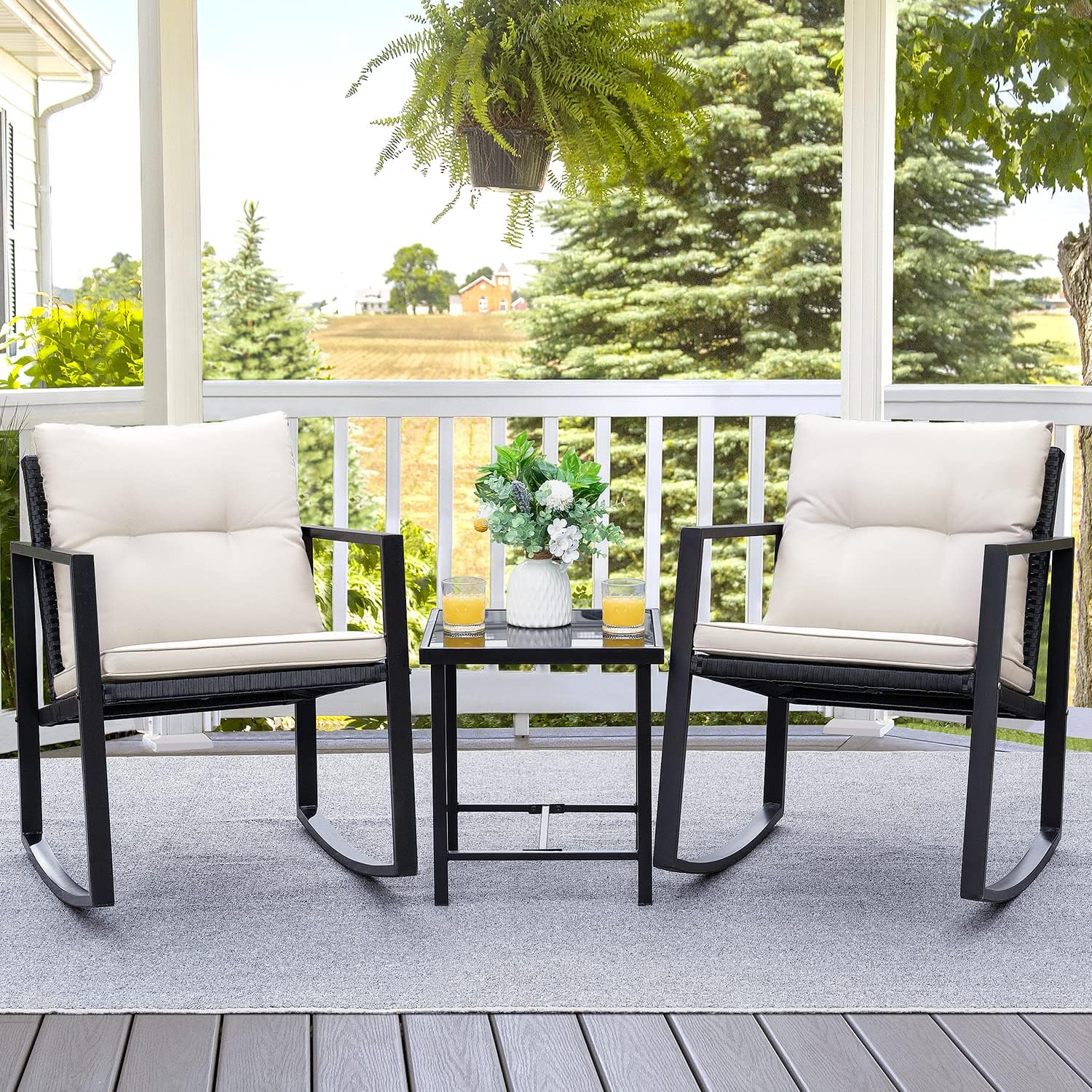 Devoko 3-Piece Patio Bistro Set