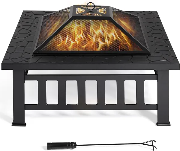 Yaheetech Multifunction Fire Pit