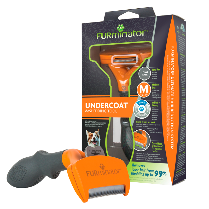 FURminator Undercoat deShedding Tool for Medium Dogs