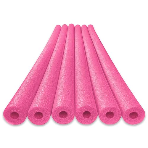 Oodles of Noodles Deluxe Foam Pool Swim Noodles, 6-Pack