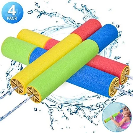 Star Splash Water Noodles, 4-Pack