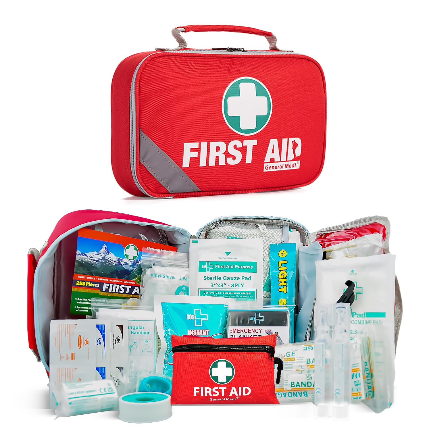 General Medi 215-Piece First Aid Kit