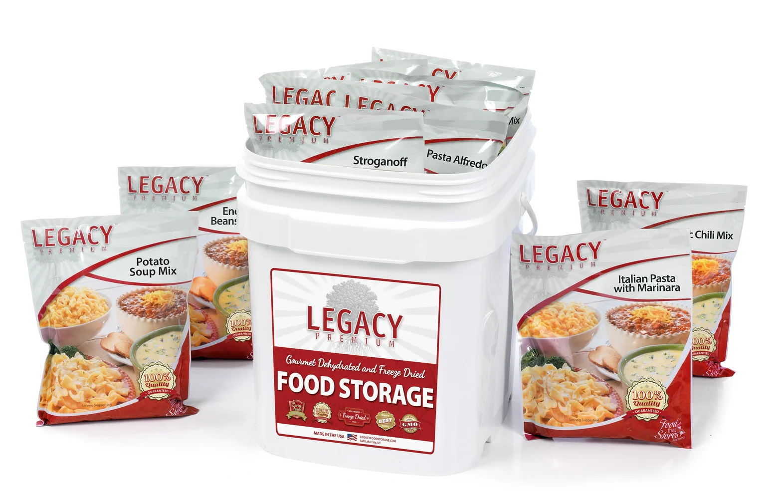 Legacy Food Storage 60-Serving Bucket