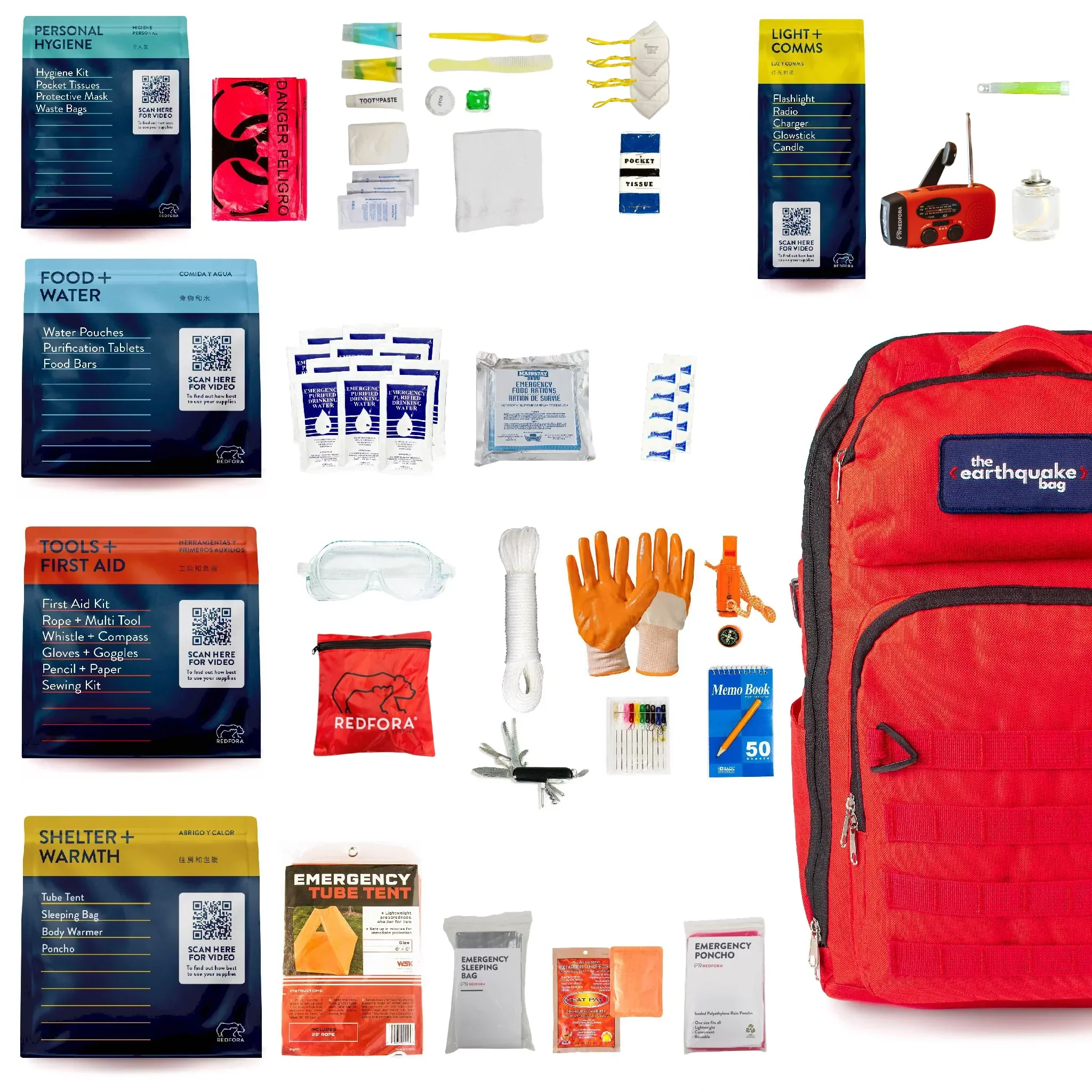 Redfora Complete Earthquake Bag