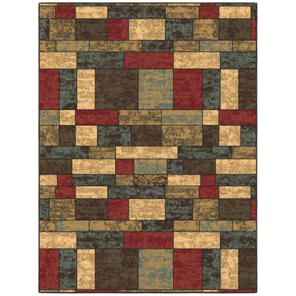Ottomanson Round Rug, 5 ft, Contemporary