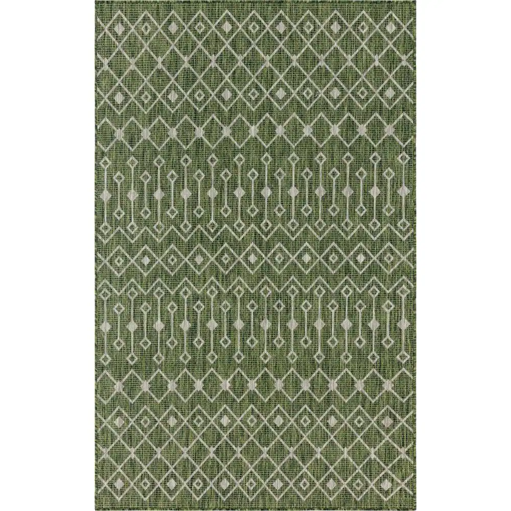 Unique Loom Washable Trellis Rug, 5x8