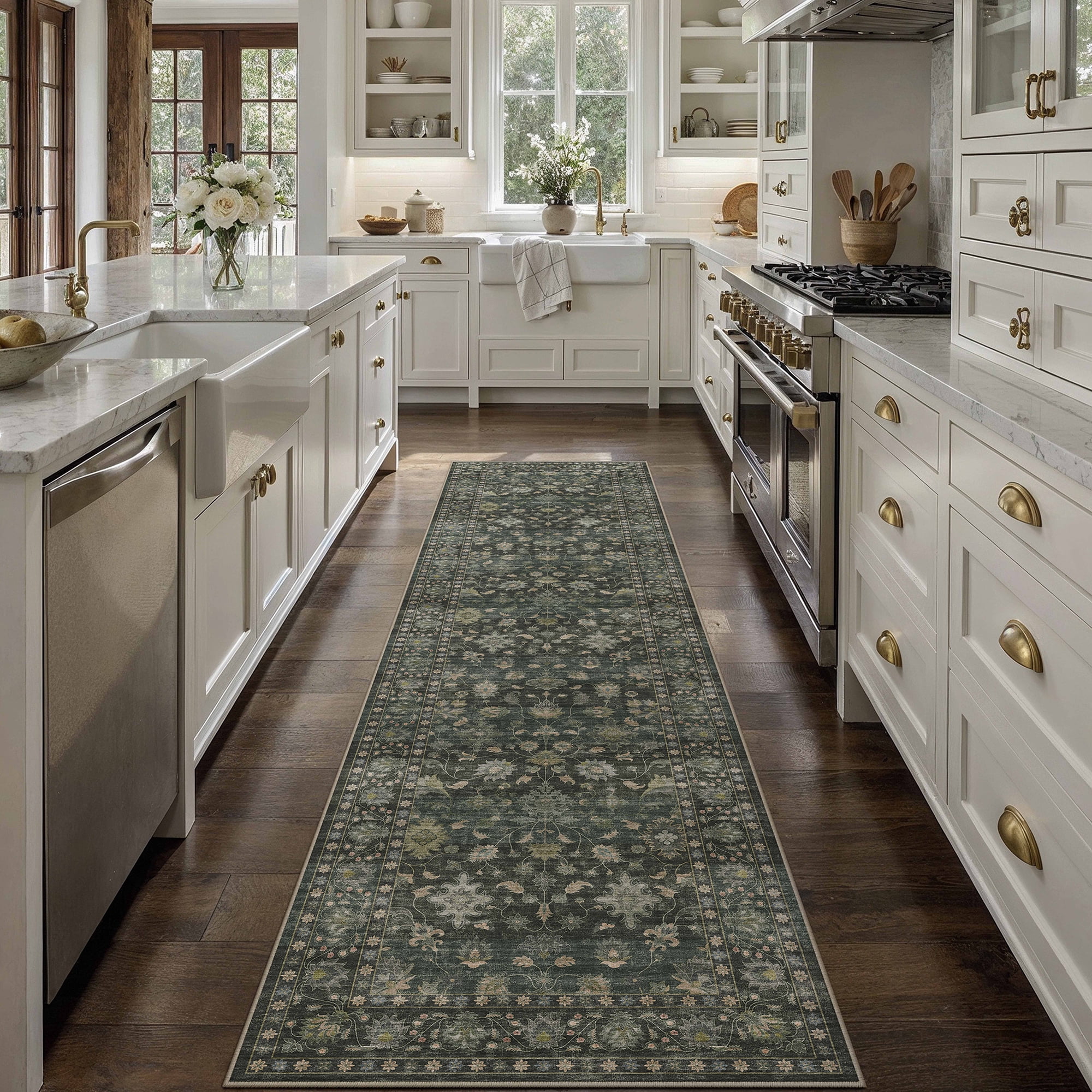 Well Woven Hallway Runner, 2x8, Farmhouse