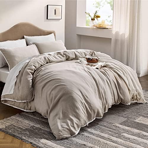 Bedsure Linen Duvet Cover Set