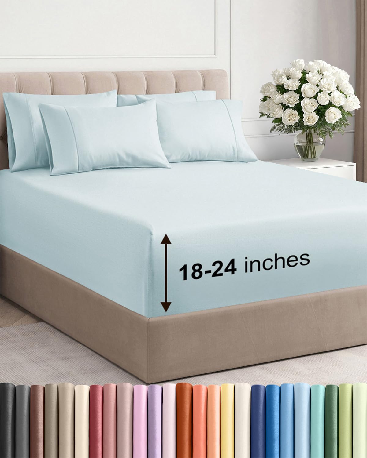 CGK Unlimited 6-Piece Deep Pocket Sheet Set