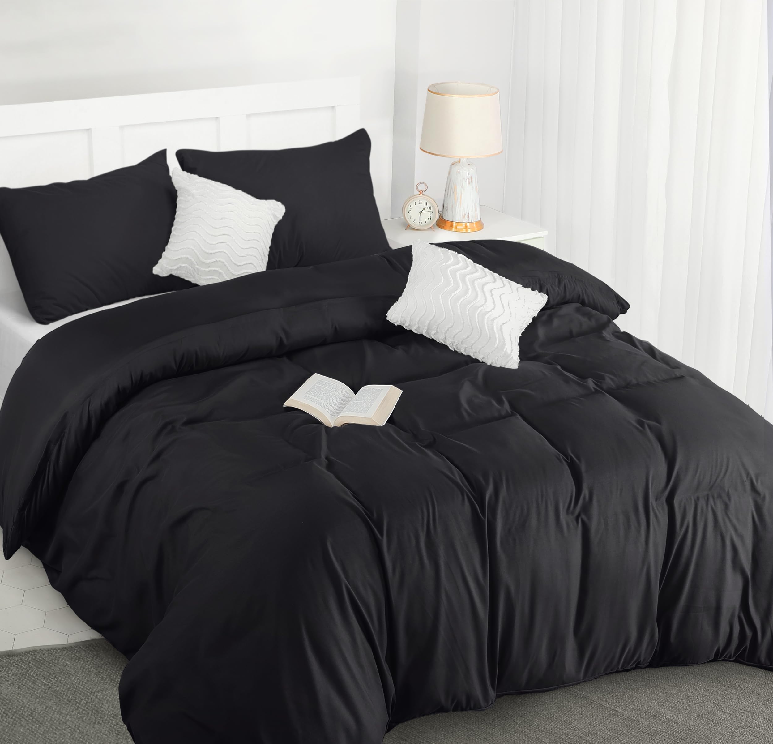 Utopia Bedding Quilted Duvet Cover Set