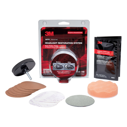 3M 39008 Headlight Lens Restoration System