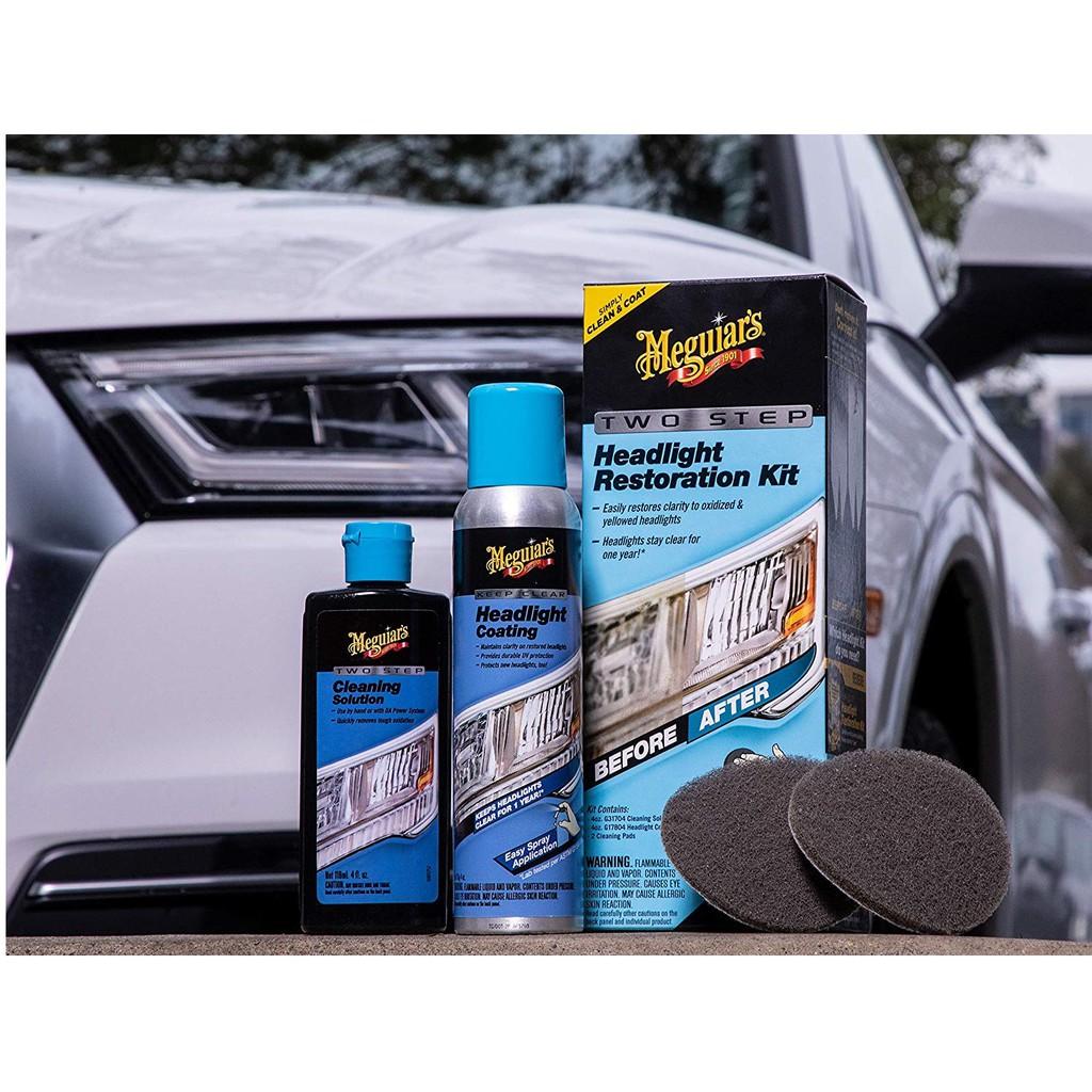 Meguiar's G2970 Two Step Headlight Restoration Kit
