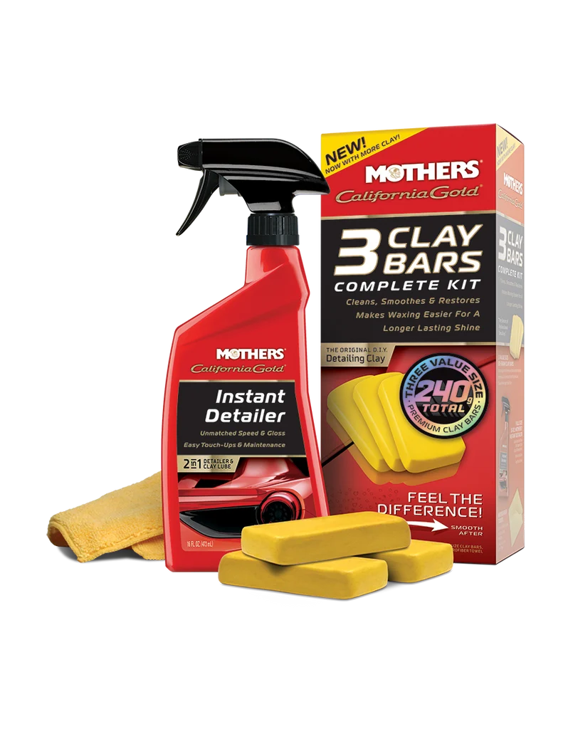 Mothers 07240 California Gold Clay Bar Paint Saving System