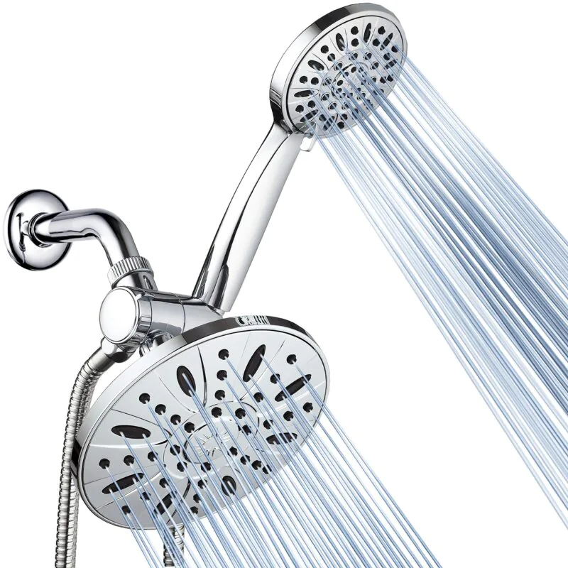 AquaDance 7" 6-Setting Luxury Rainfall Shower Combo