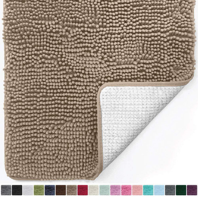 Gorilla Grip Extra Soft Chenille Bath Rug