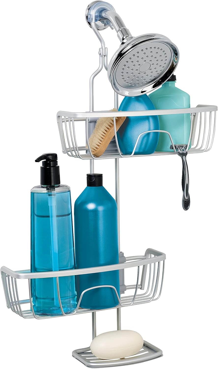 Zenna Home NeverRust Expandable Over-the-Showerhead Caddy