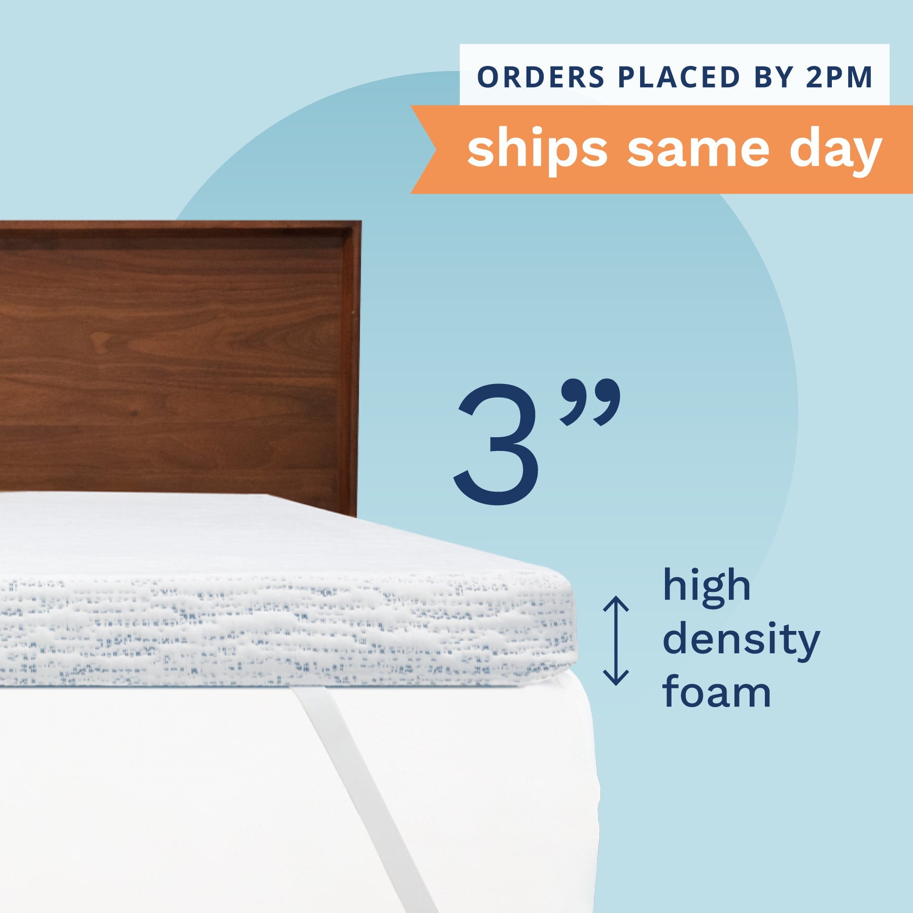 Select High Density Mattress Topper (3-Inch)