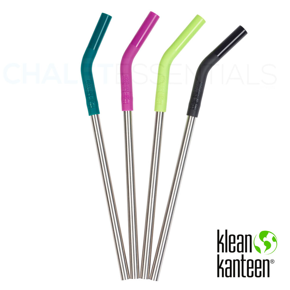 Klean Kanteen Stainless Steel Straws, 4-Pack