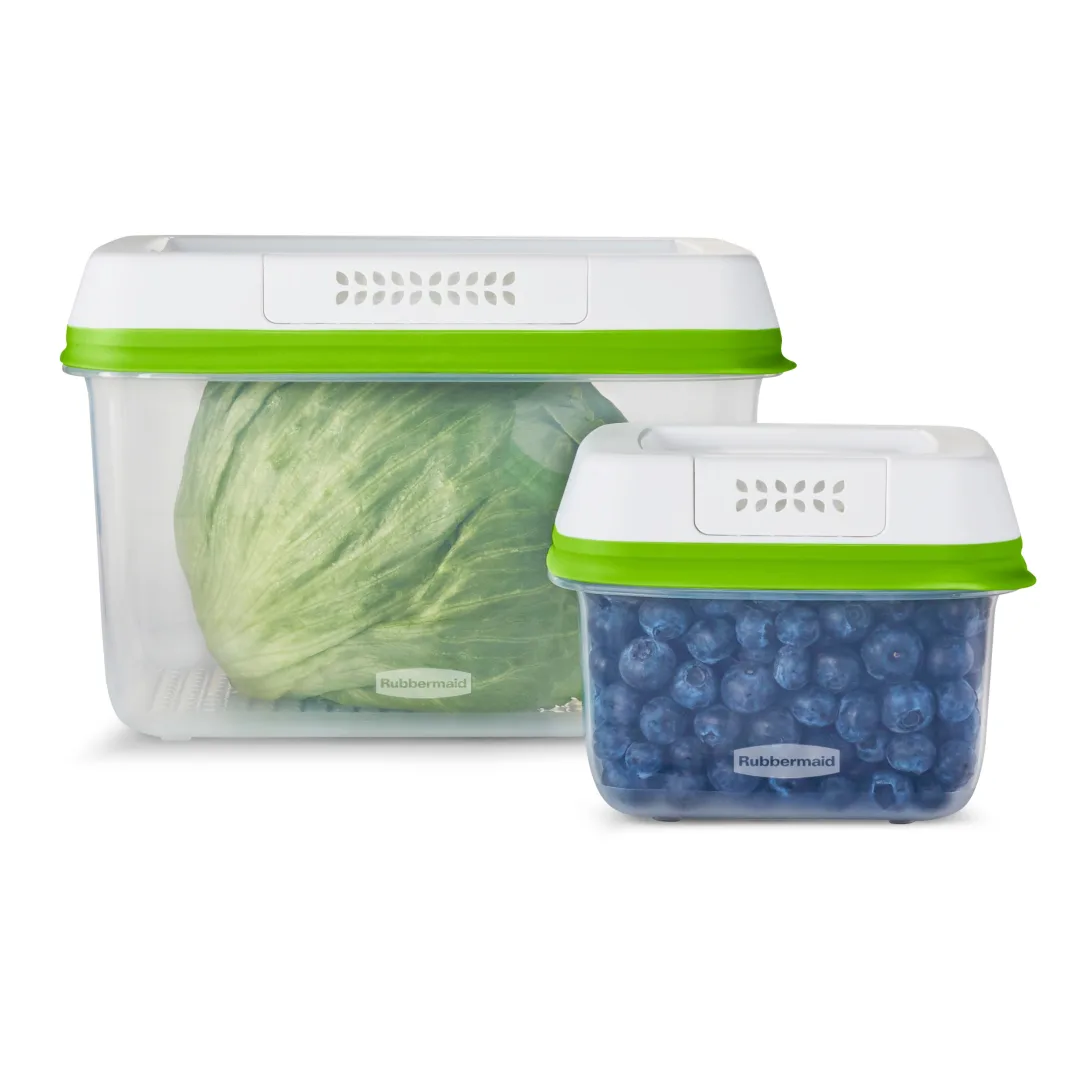 Rubbermaid FreshWorks Produce Saver Containers, 4-Piece